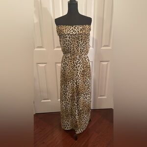 Women’s Leopard Maxi Dress